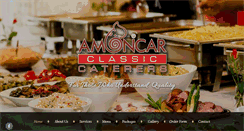 Desktop Screenshot of amoncarclassiccaterers.com