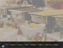 Tablet Screenshot of amoncarclassiccaterers.com